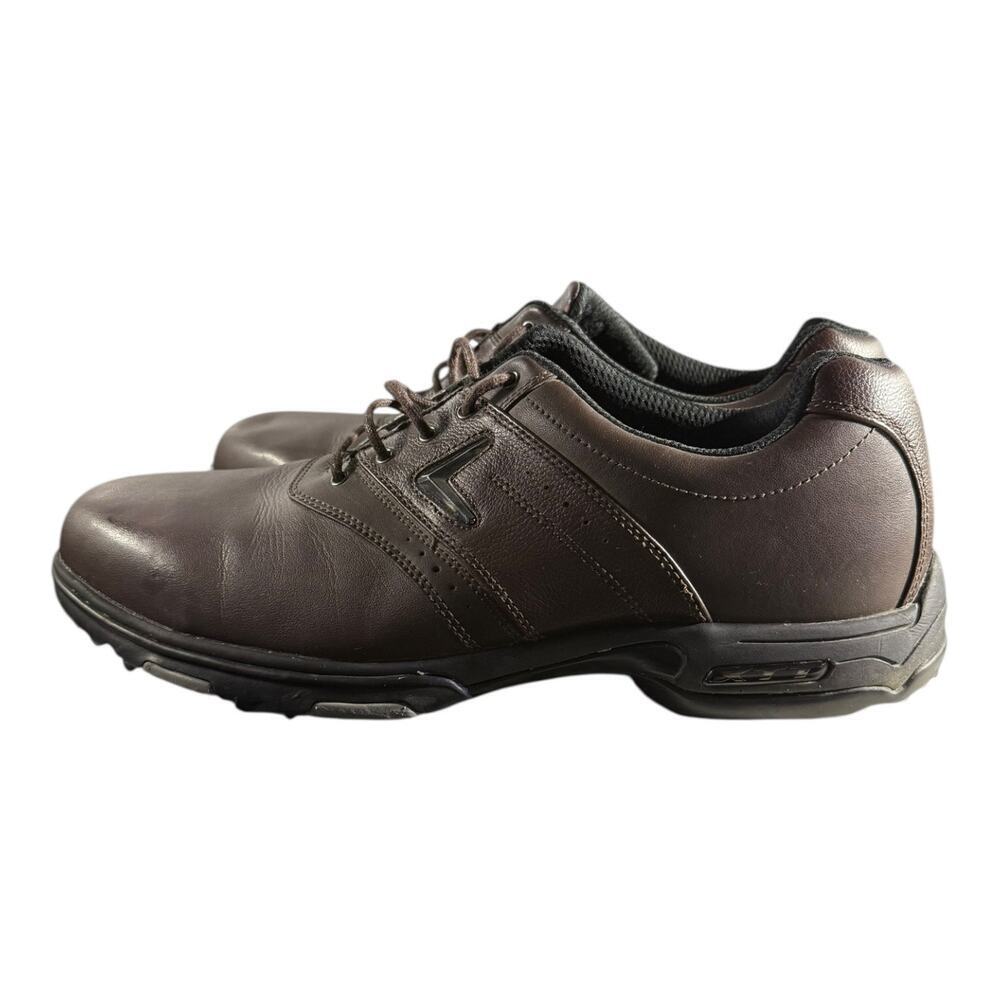 Callaway Golf Men’s XTT LT Saddle Shoes Brown Leather Size 13 - Picture 3 of 10